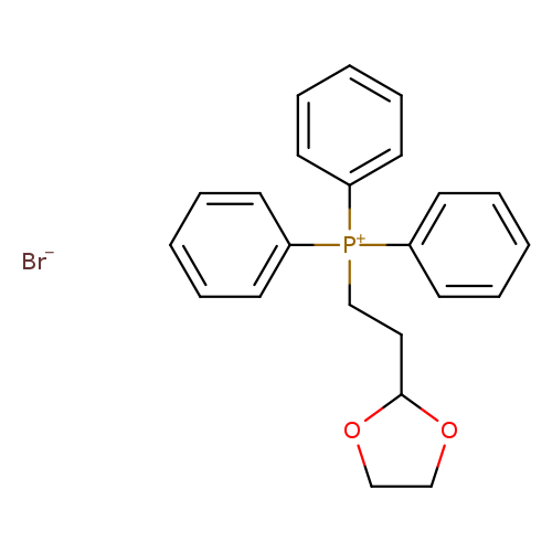 C1COC(O1)CC[P+](c1ccccc1)(c1ccccc1)c1ccccc1.[Br-]