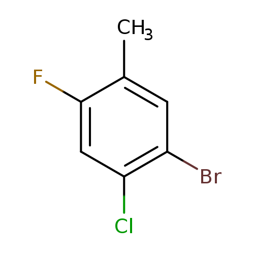 Fc1cc(Cl)c(cc1C)Br