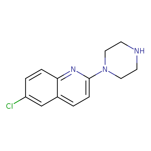 Clc1ccc2c(c1)ccc(n2)N1CCNCC1