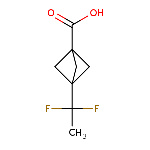 OC(=O)C12CC(C1)(C2)C(F)(F)C