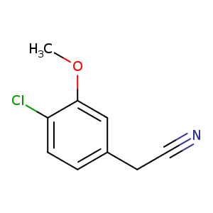 N#CCc1ccc(c(c1)OC)Cl