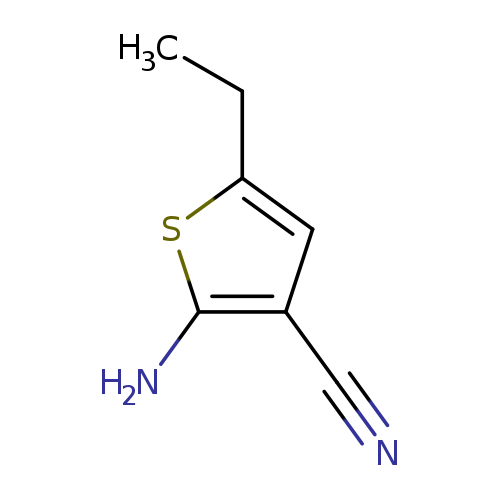 CCc1sc(c(c1)C#N)N