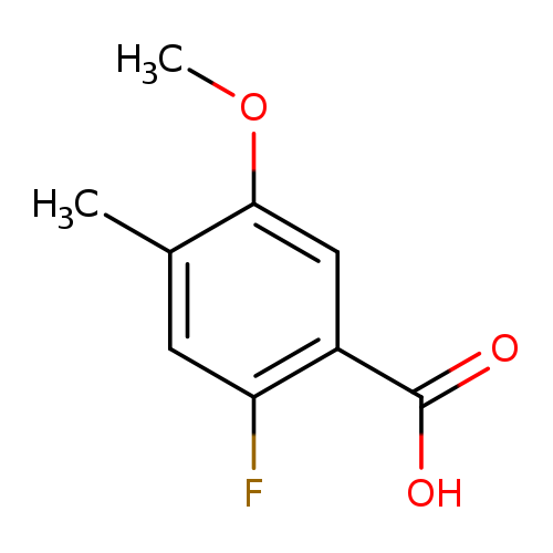 COc1cc(C(=O)O)c(cc1C)F