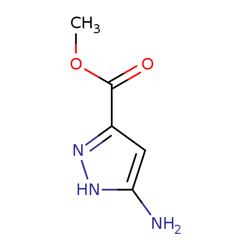 COC(=O)c1cc([nH]n1)N