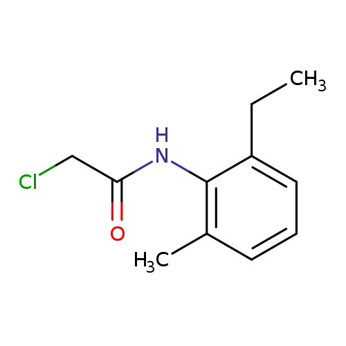 ClCC(=O)Nc1c(C)cccc1CC