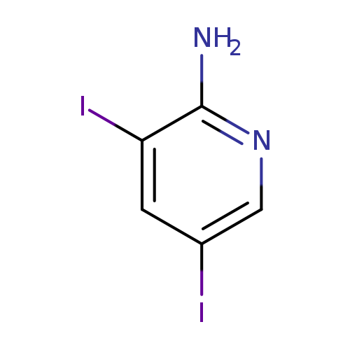 Ic1cnc(c(c1)I)N