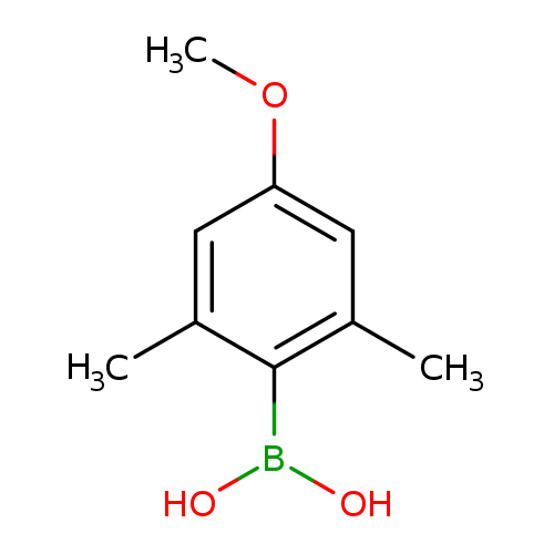 COc1cc(C)c(c(c1)C)B(O)O