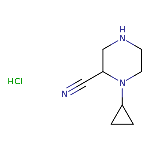N#CC1CNCCN1C1CC1.Cl