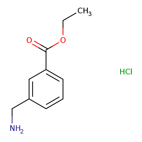 CCOC(=O)c1cccc(c1)CN.Cl