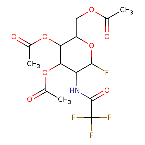 CC(=O)OCC1OC(F)C(C(C1OC(=O)C)OC(=O)C)NC(=O)C(F)(F)F