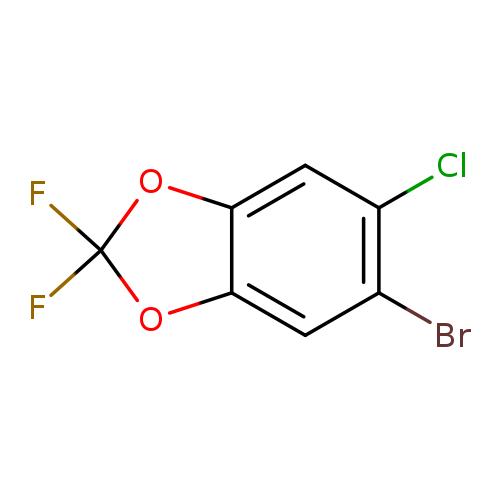 Brc1cc2OC(Oc2cc1Cl)(F)F