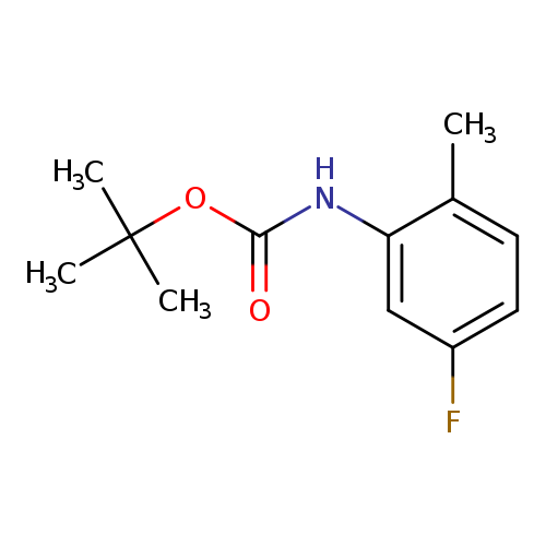 O=C(Nc1cc(F)ccc1C)OC(C)(C)C