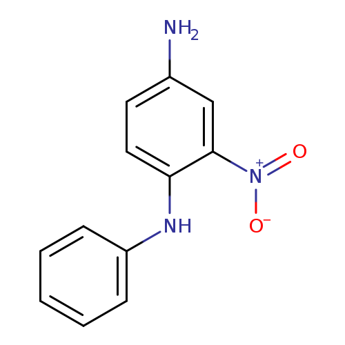 Nc1ccc(c(c1)[N+](=O)[O-])Nc1ccccc1