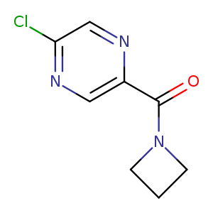 O=C(c1ncc(nc1)Cl)N1CCC1