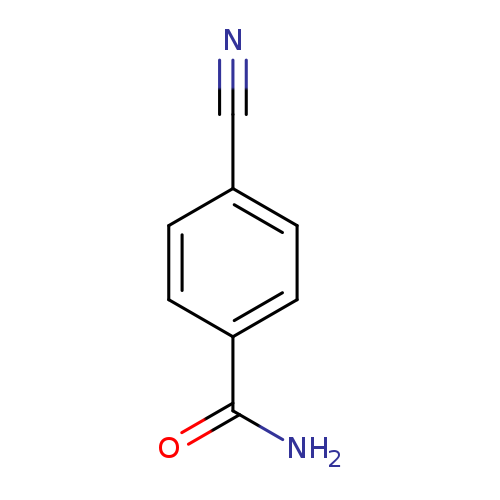 N#Cc1ccc(cc1)C(=O)N