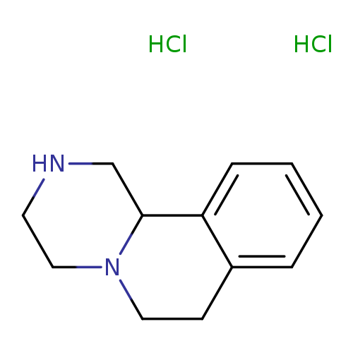 N1CCN2C(C1)c1ccccc1CC2.Cl.Cl