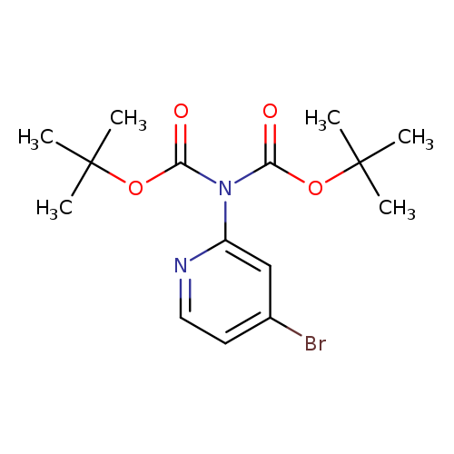 O=C(N(c1nccc(c1)Br)C(=O)OC(C)(C)C)OC(C)(C)C