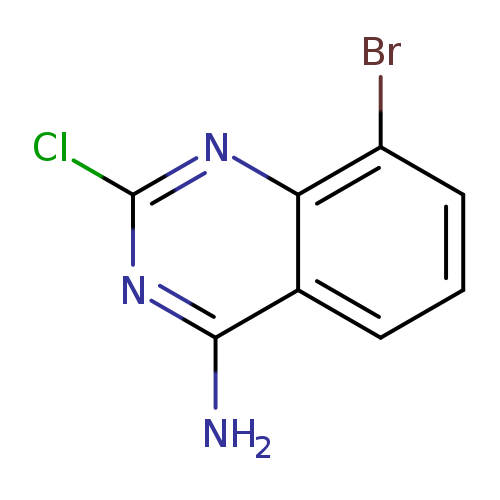 Clc1nc(N)c2c(n1)c(Br)ccc2