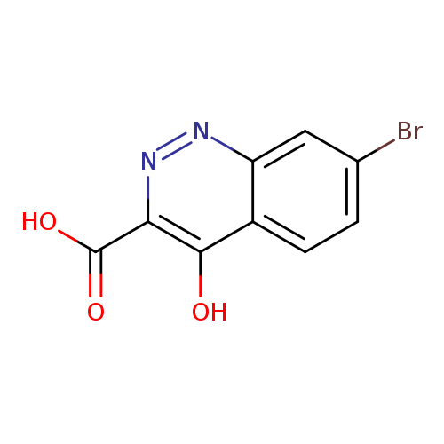 Brc1ccc2c(c1)nnc(c2O)C(=O)O