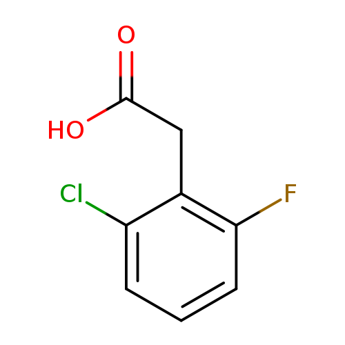 OC(=O)Cc1c(F)cccc1Cl