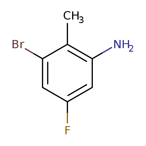 Fc1cc(N)c(c(c1)Br)C