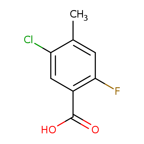 OC(=O)c1cc(Cl)c(cc1F)C