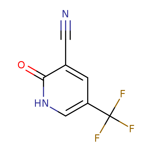 N#Cc1cc(c[nH]c1=O)C(F)(F)F