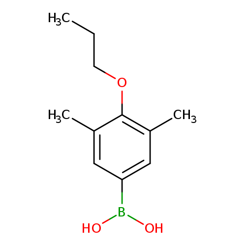 CCCOc1c(C)cc(cc1C)B(O)O