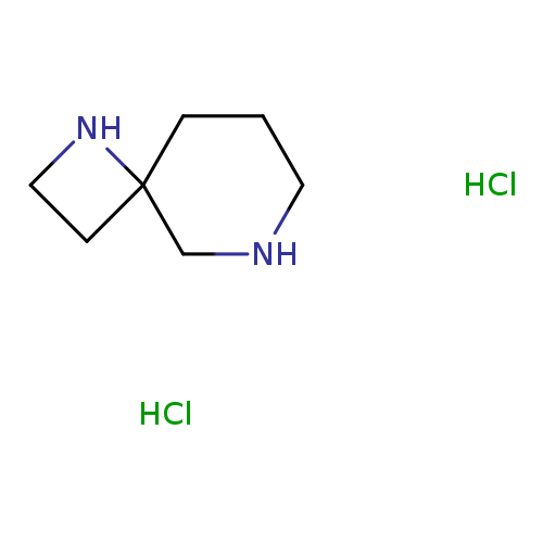 C1CCC2(CN1)CCN2.Cl.Cl