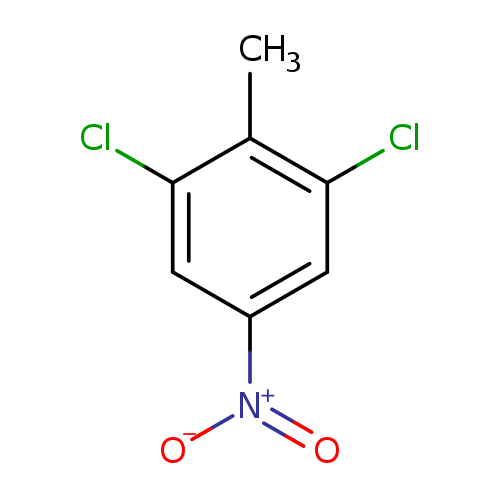 [O-][N+](=O)c1cc(Cl)c(c(c1)Cl)C