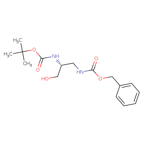 OC[C@H](NC(=O)OC(C)(C)C)CNC(=O)OCc1ccccc1