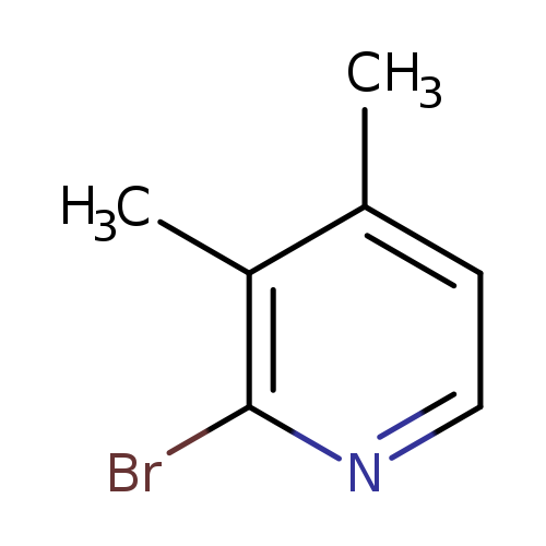 Cc1c(C)ccnc1Br