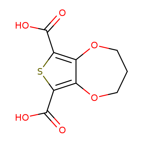 OC(=O)c1sc(c2c1OCCCO2)C(=O)O