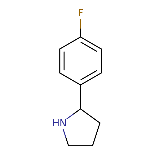 Fc1ccc(cc1)C1CCCN1