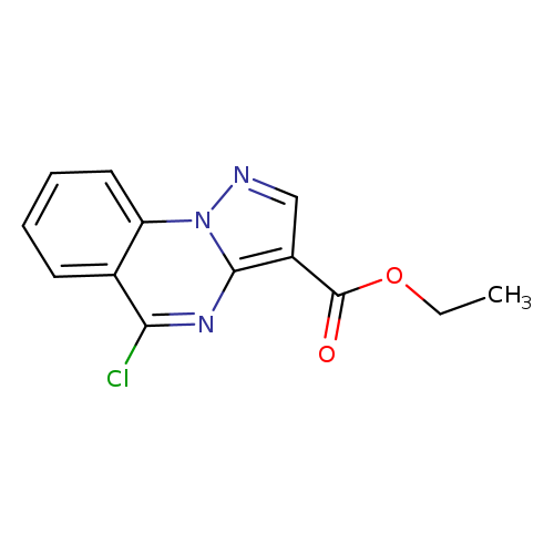 CCOC(=O)c1cnn2c1nc(Cl)c1c2cccc1