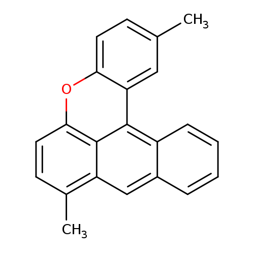Cc1ccc2c(c1)c1c3ccccc3cc3c1c(O2)ccc3C