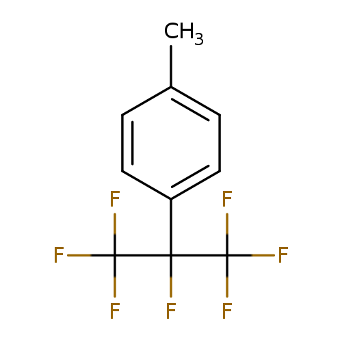 FC(C(F)(F)F)(C(F)(F)F)c1ccc(cc1)C