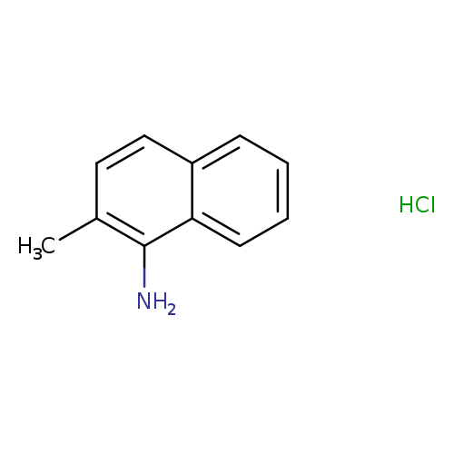 Cc1ccc2c(c1N)cccc2.Cl