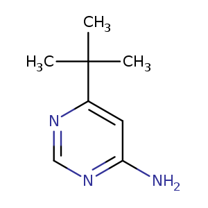 CC(c1ncnc(c1)N)(C)C