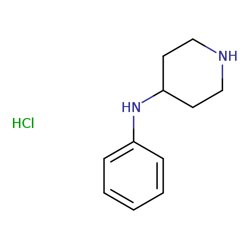 N1CCC(CC1)Nc1ccccc1.Cl