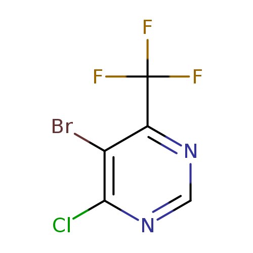 Clc1ncnc(c1Br)C(F)(F)F