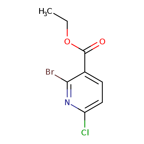 CCOC(=O)c1ccc(nc1Br)Cl