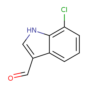 O=Cc1c[nH]c2c1cccc2Cl
