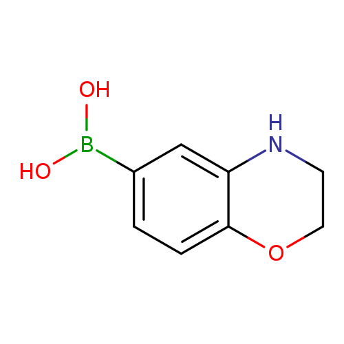 OB(c1ccc2c(c1)NCCO2)O
