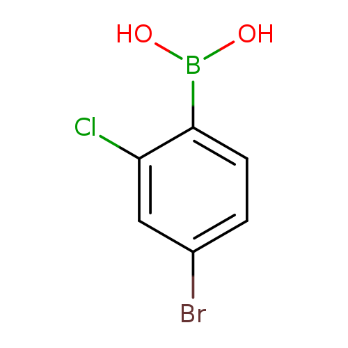 Brc1ccc(c(c1)Cl)B(O)O