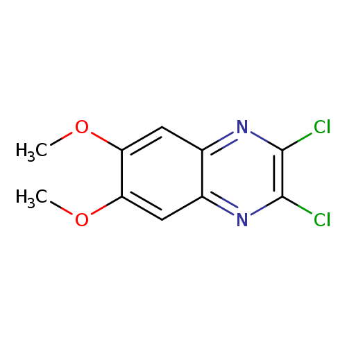COc1cc2nc(Cl)c(nc2cc1OC)Cl