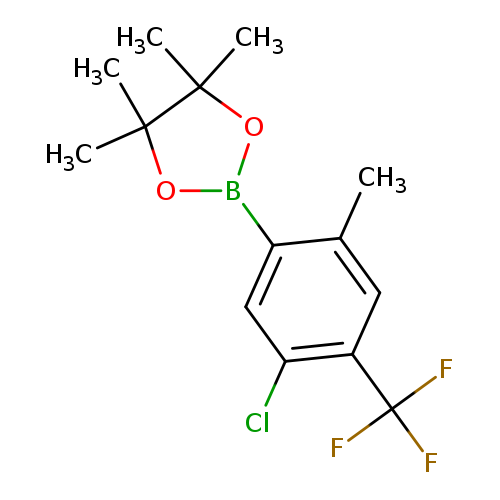 Cc1cc(c(cc1B1OC(C(O1)(C)C)(C)C)Cl)C(F)(F)F