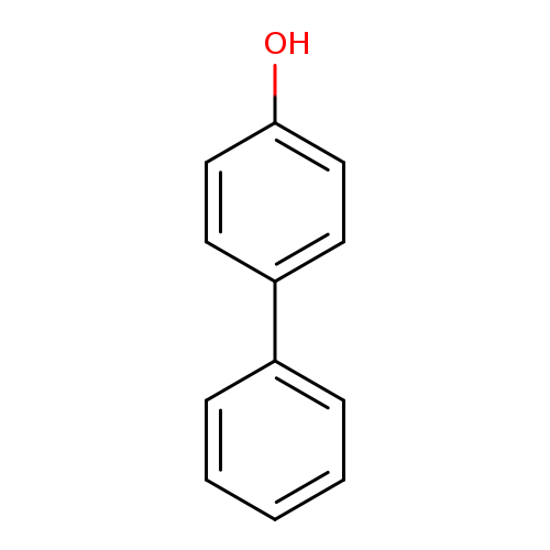 Oc1ccc(cc1)c1ccccc1