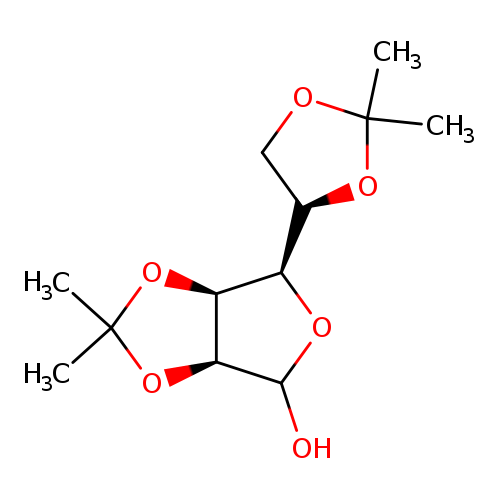OC1O[C@@H]([C@H]2[C@@H]1OC(O2)(C)C)[C@H]1COC(O1)(C)C