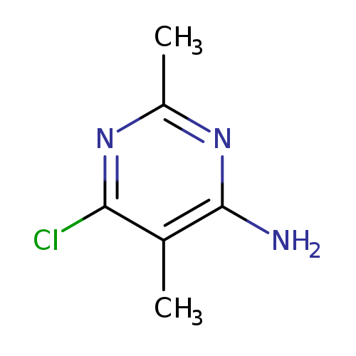 Cc1nc(N)c(c(n1)Cl)C